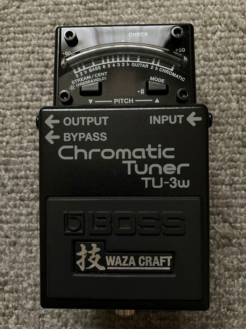 ギター BOSS TU-3w Chromatic Tuner