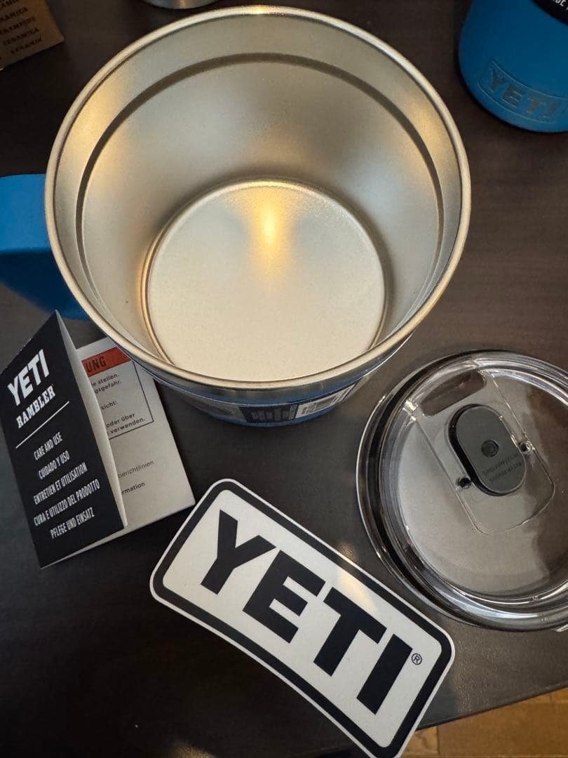 日本未発売YETIイエティ ランブラー14oz マグ2.0ビッグウェーブブルー