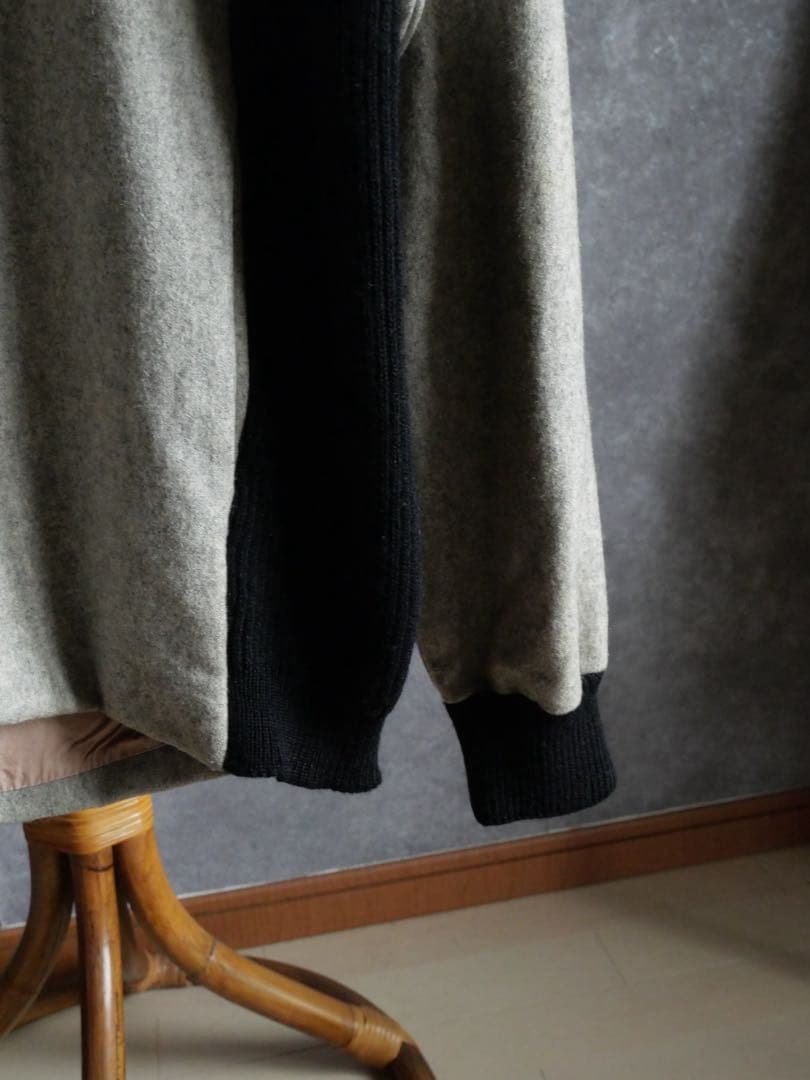 50~60s ユーロ　ウールニット切替　スキー　プルオーバー　vtg